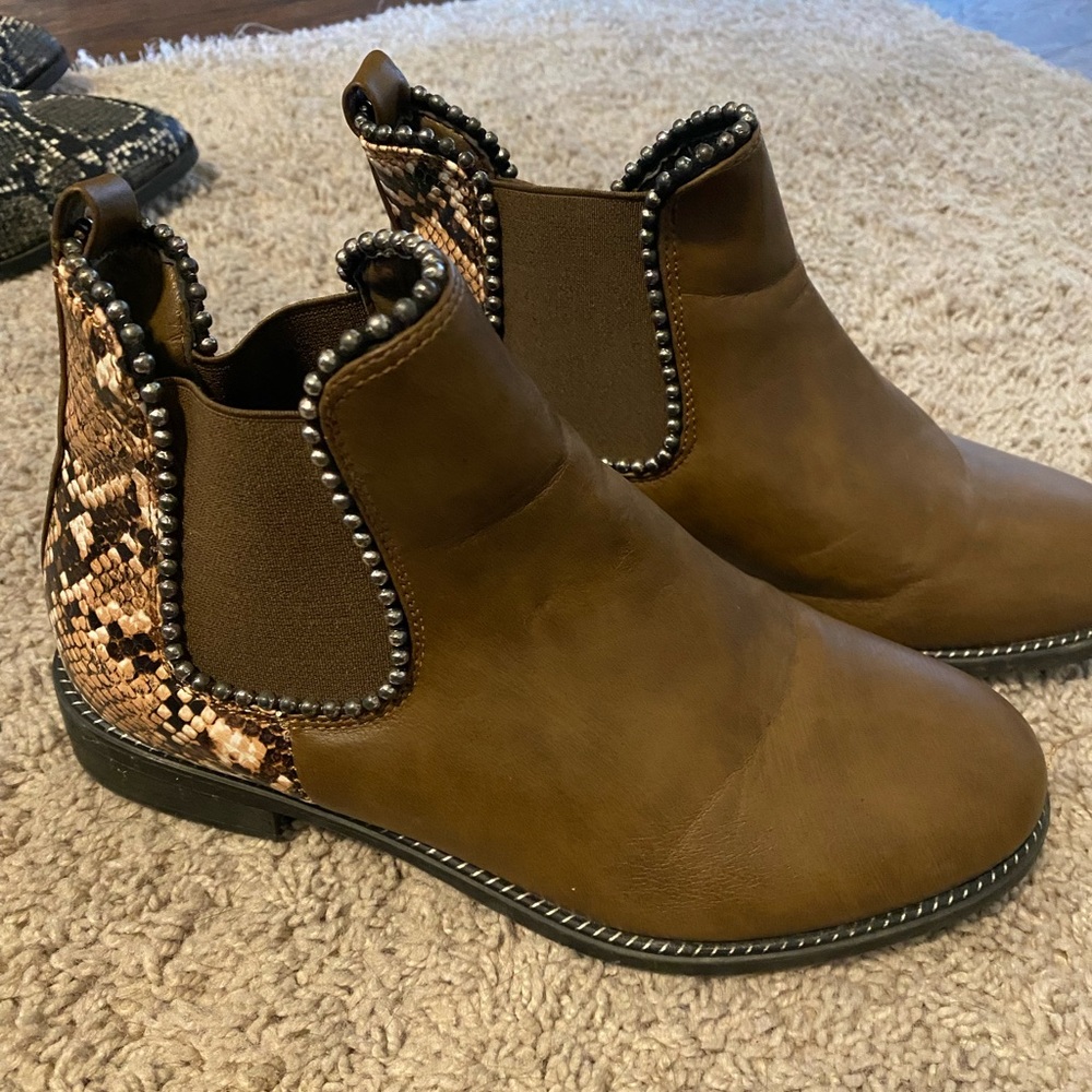 Brown boots